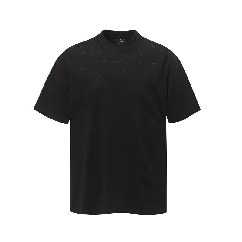 Hip Hop Shirts For Boys Short Sleeve T-Shirt Crew Neck Loose Casual
