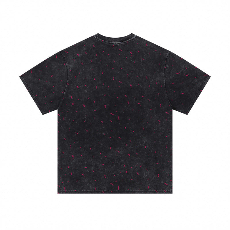 US drip outfits Summer Vintage Casual Loose Short Sleeve T-Shirts