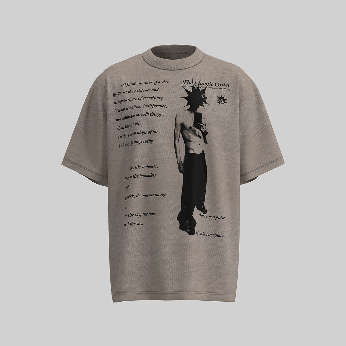 Hustle vintage summer hip hop character print t-shirt