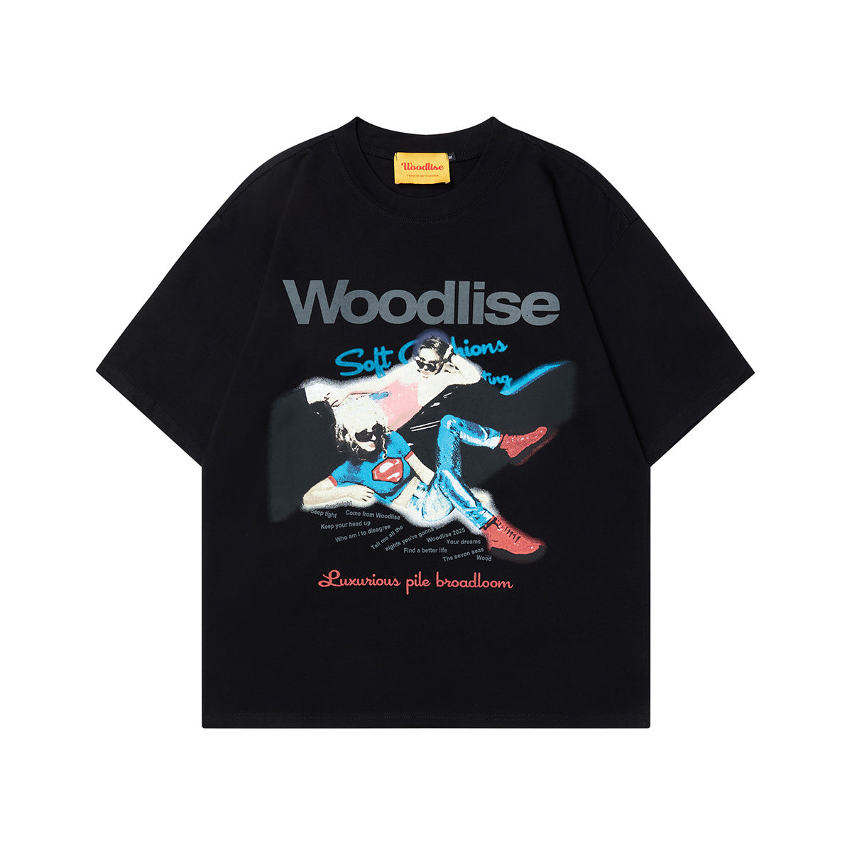 90s West Coast Hip Hop Fashion T Shirts Vintage Old Character Print Short Sleeve T-Shirt