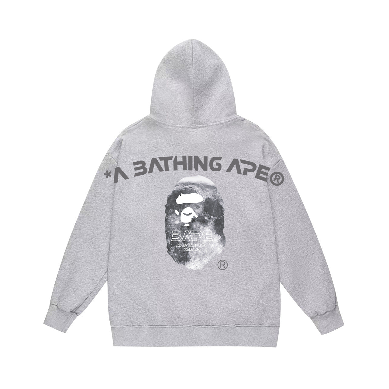 Ape Hoodie Autumn/Winter Letter Print Loose Hoodie Pullover Ape Sweater