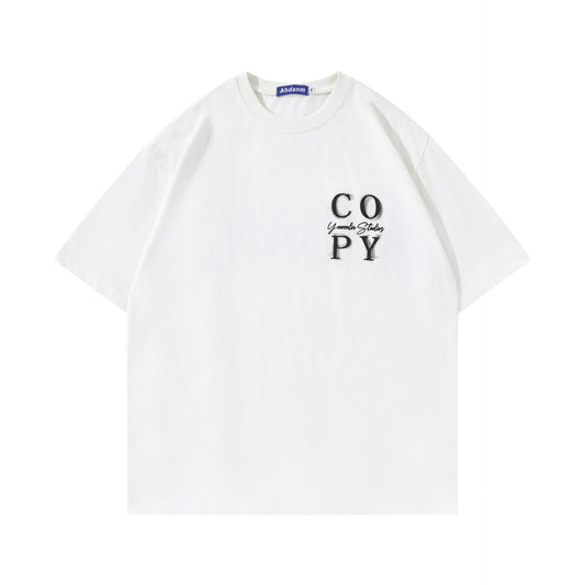 Camisetas streetwear Summer Vintage Casual Loose Short Sleeve T-Shirt