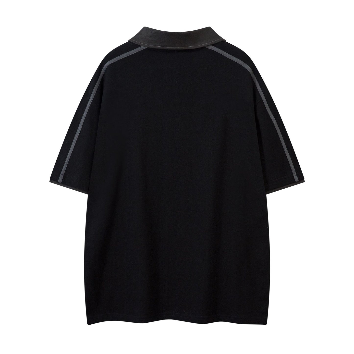 Hip Hop Clothing Summer Lapel POLO Sweatshirt Short Sleeve T-Shirt