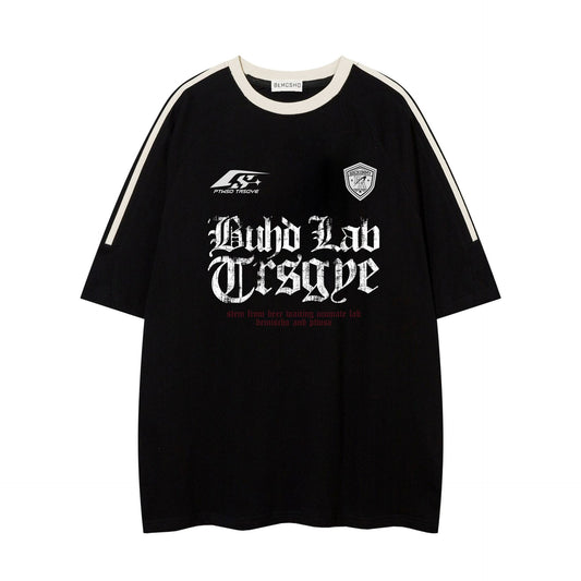 Ye T Shirt Summer Vintage Gothic Print Short Sleeve T-Shirt