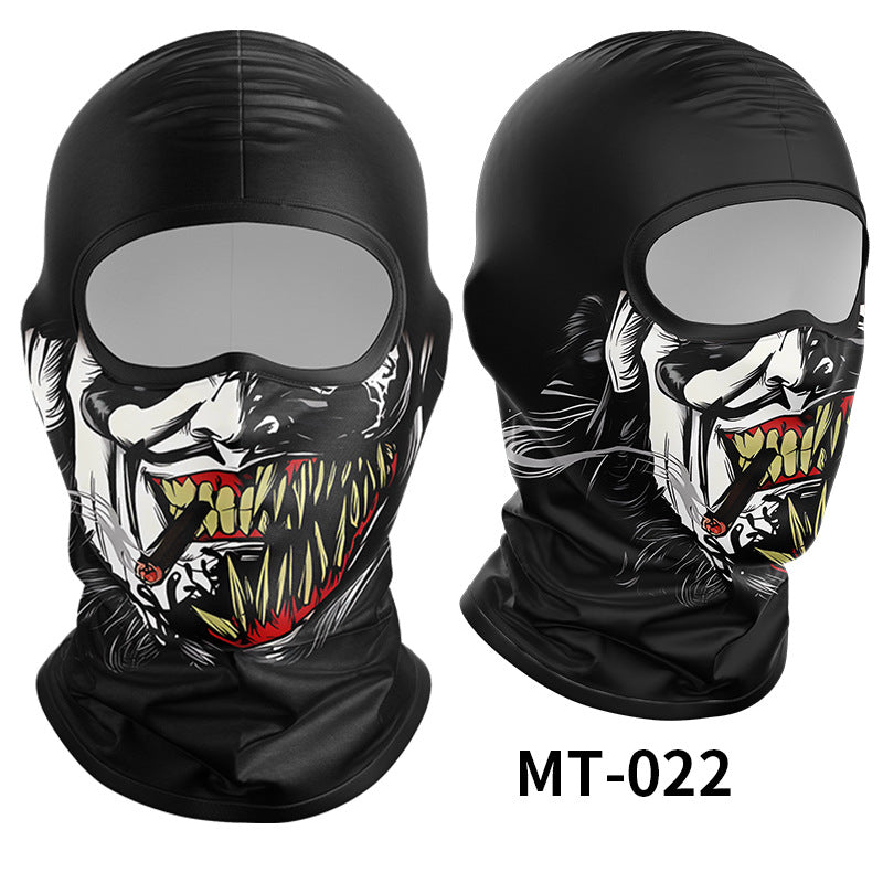 Cycling Windproof Hood Sunscreen Windproof Ice Silk Mask Men's and Women's Full Face