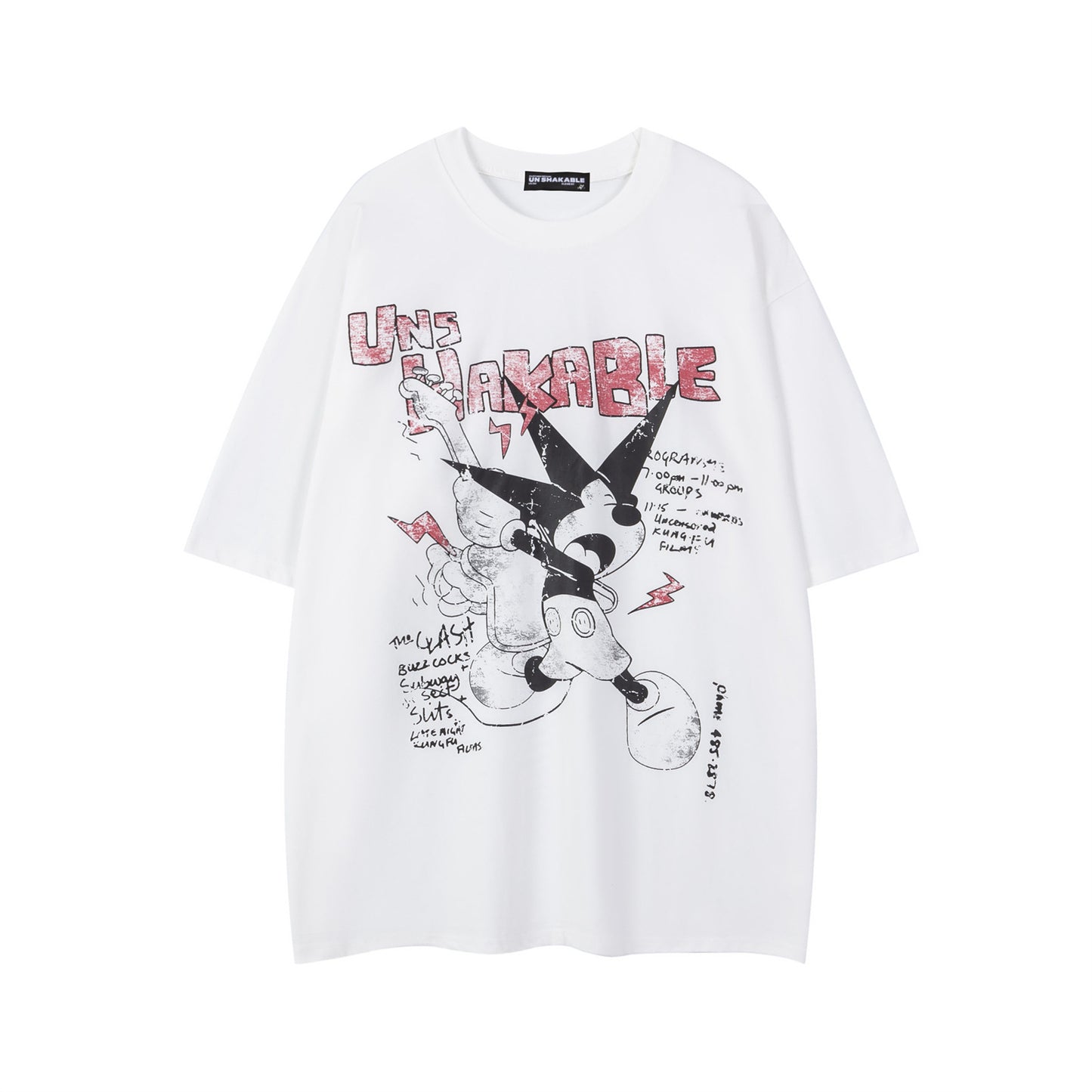 Vintage tarz t shirt cartoon print crew neck short sleeve t-shirt vintage casual top