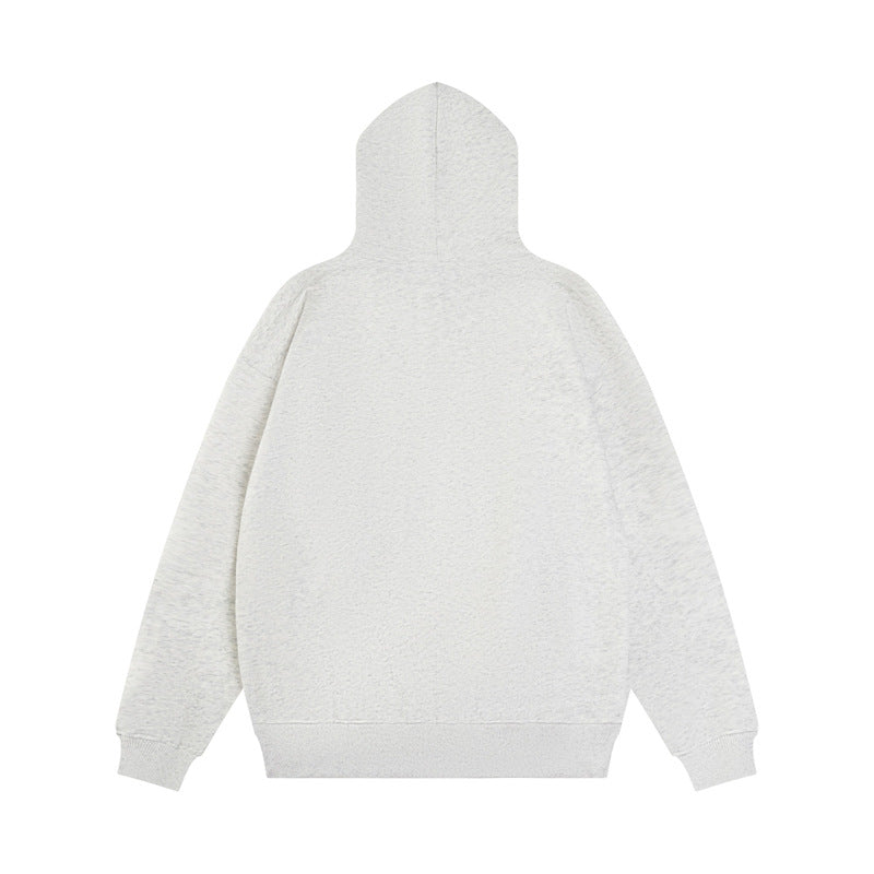 Streetwear Hoodie Vintage Embroidered Hooded Sweater Loose Hoodie
