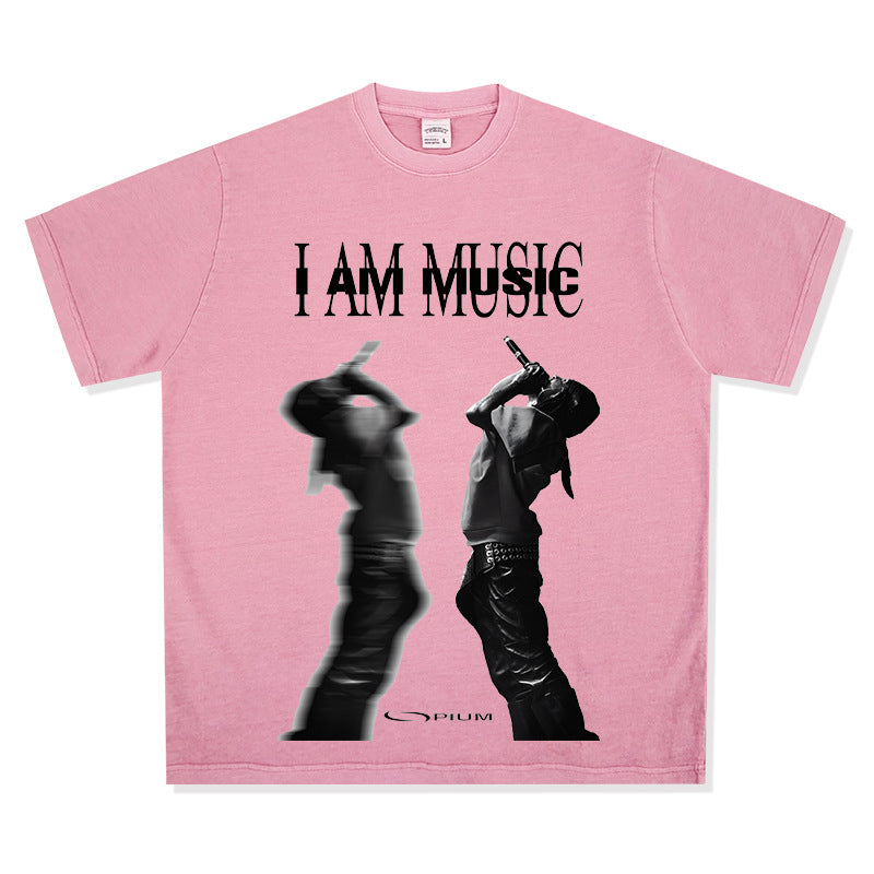 New york hip hop shop vintage hip hop playbois carti print short sleeve t-shirt