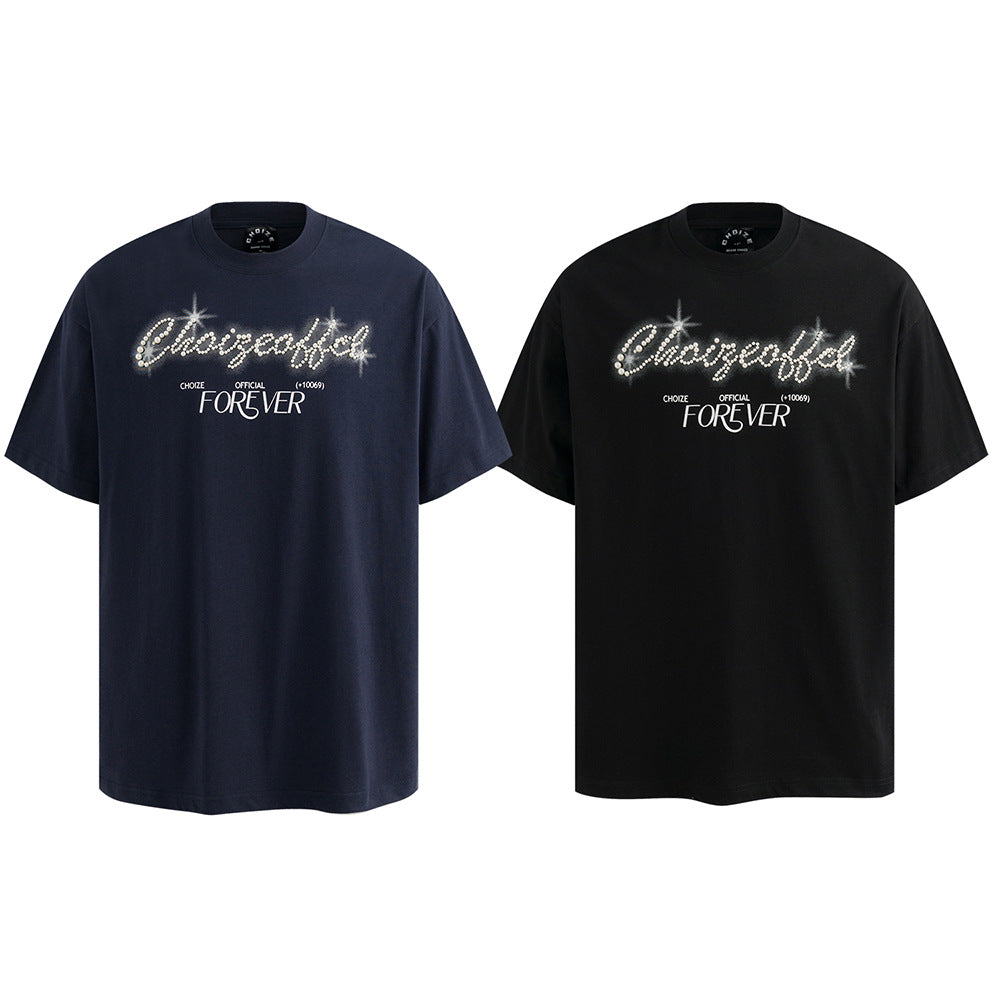 Hip Hop Clothes New York Vintage Short Sleeve T-Shirt Crew Neck Top