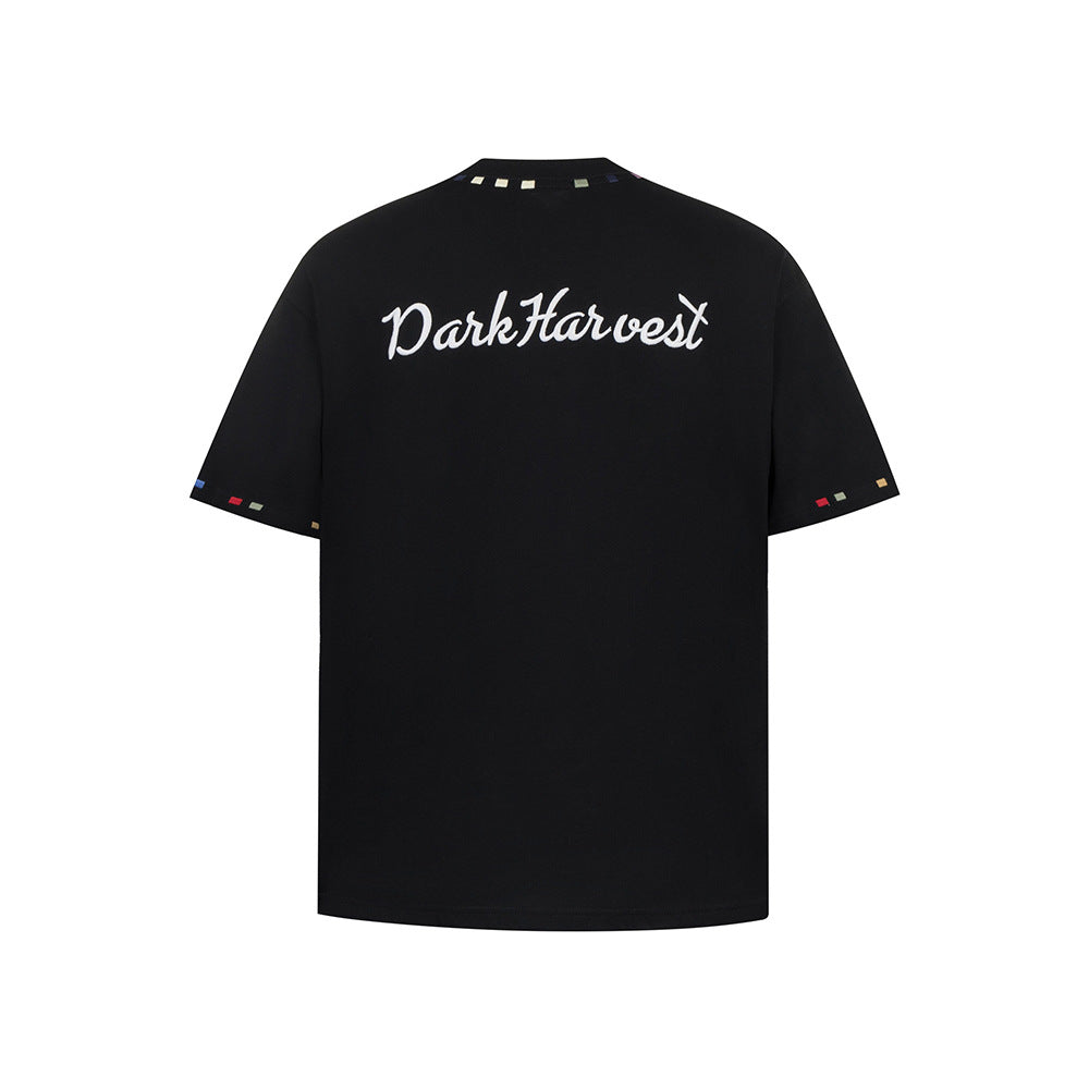 Nostalgia T Shirts Vintage Short Sleeve T-Shirt Summer Crew Neck Top