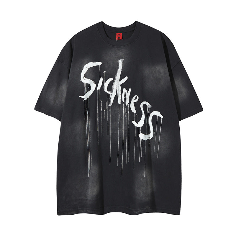 New York Hip Hop Style Loose Short Sleeve T-Shirt Summer Casual Top