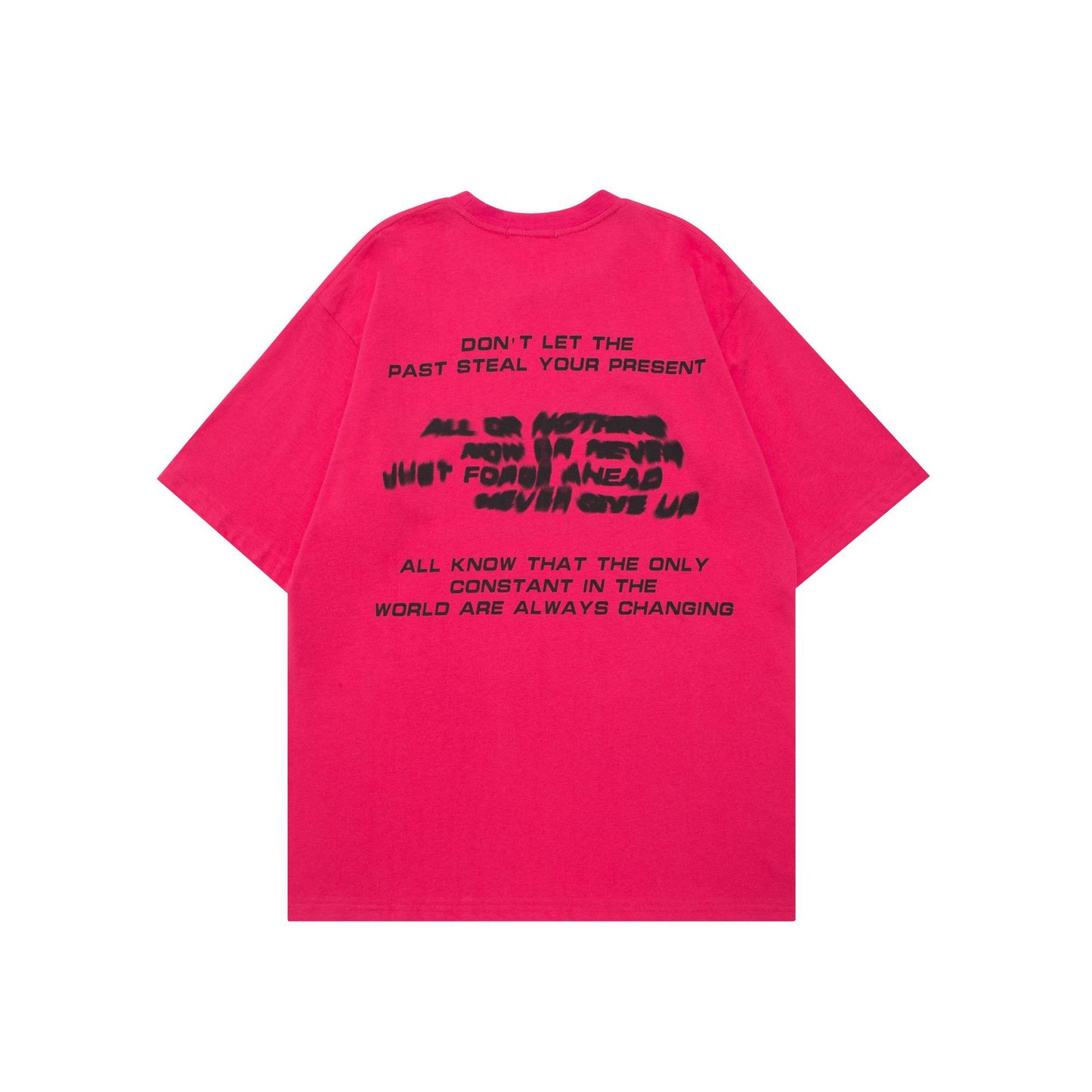 Vintage Tišö Rt Summer Vintage English Alphabet Short Sleeve T-Shirt