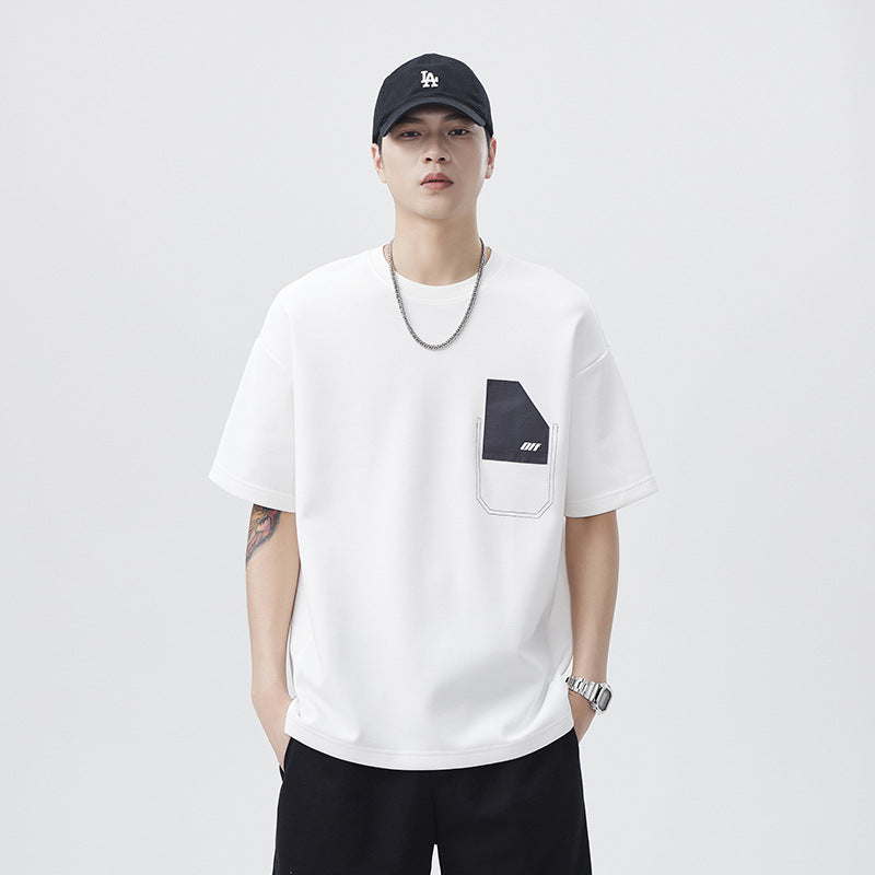 Mens T-shirts Short Sleeves Loose