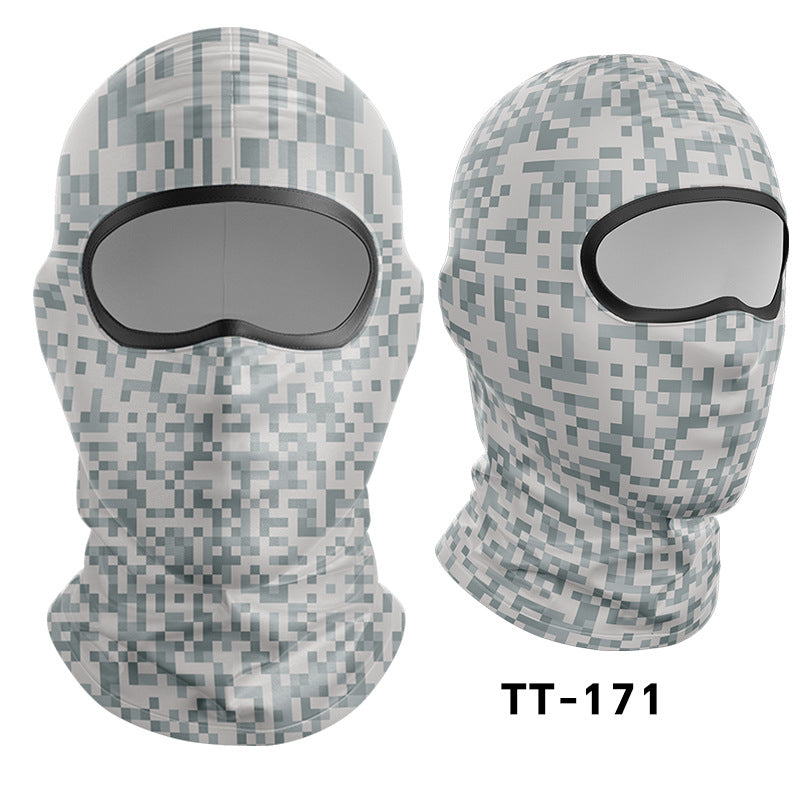 Cycling Windproof Hood Dust and Sun Protection Summer Camouflage Mask