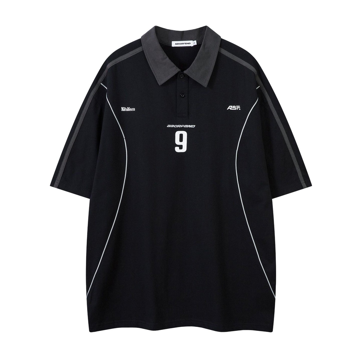 Hip hop shirt summer polo short sleeve t-shirt
