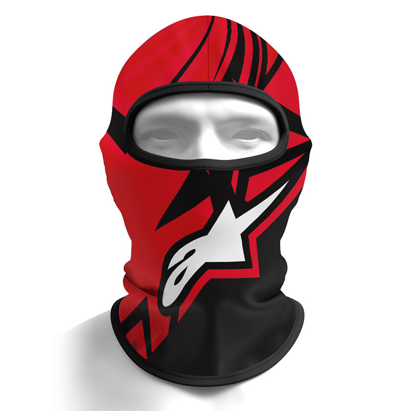 Cycling Windproof Hood Sunscreen Windproof Ice Silk Fabric Full Face Protection