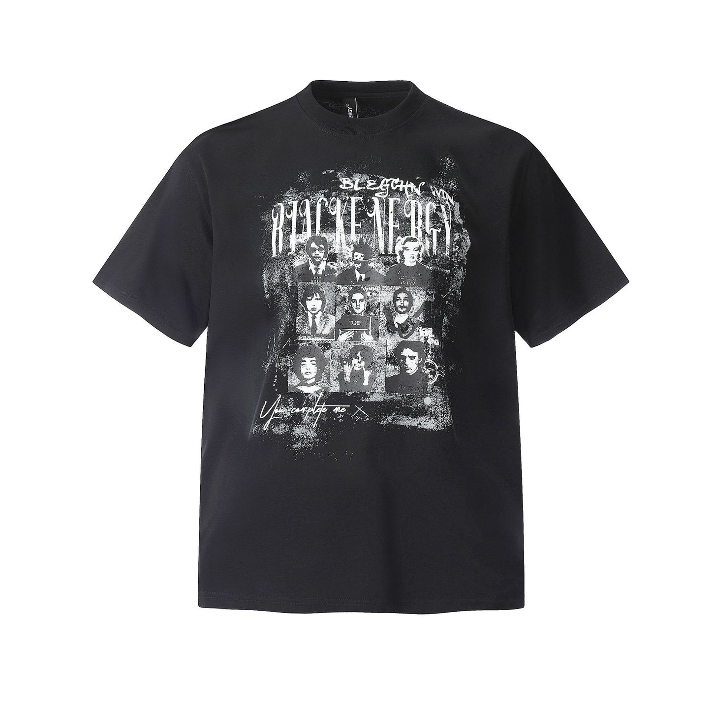 Retro Style Shirt For Men Summer Hip Hop T-Shirt Short Sleeve