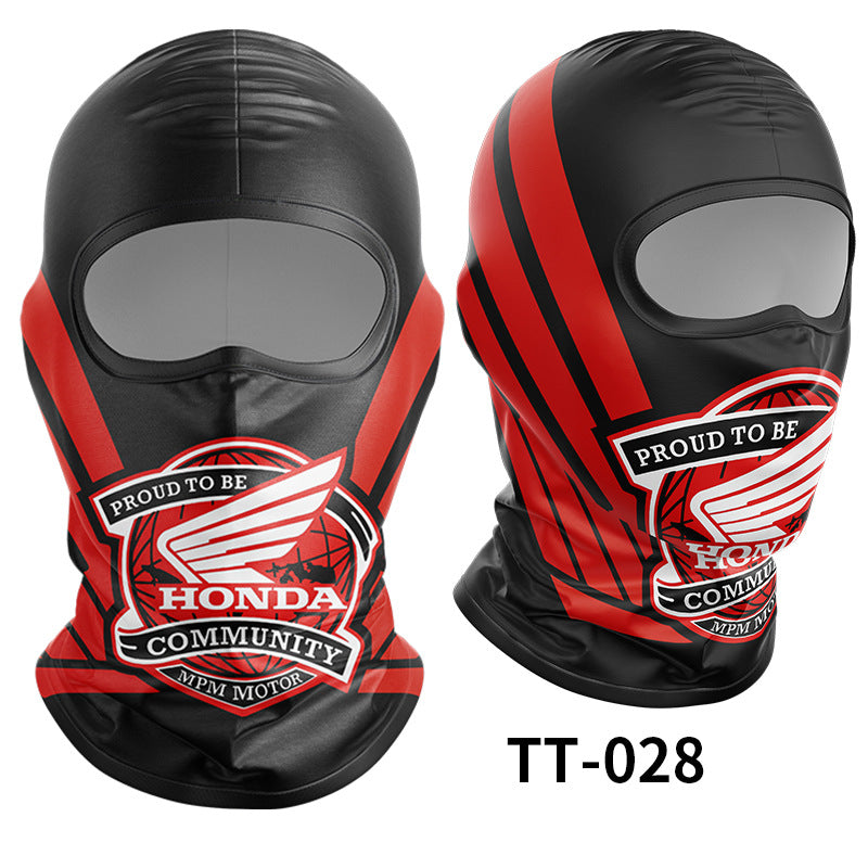 Cycling Windproof Hood Ice Silk Full Face Sunscreen