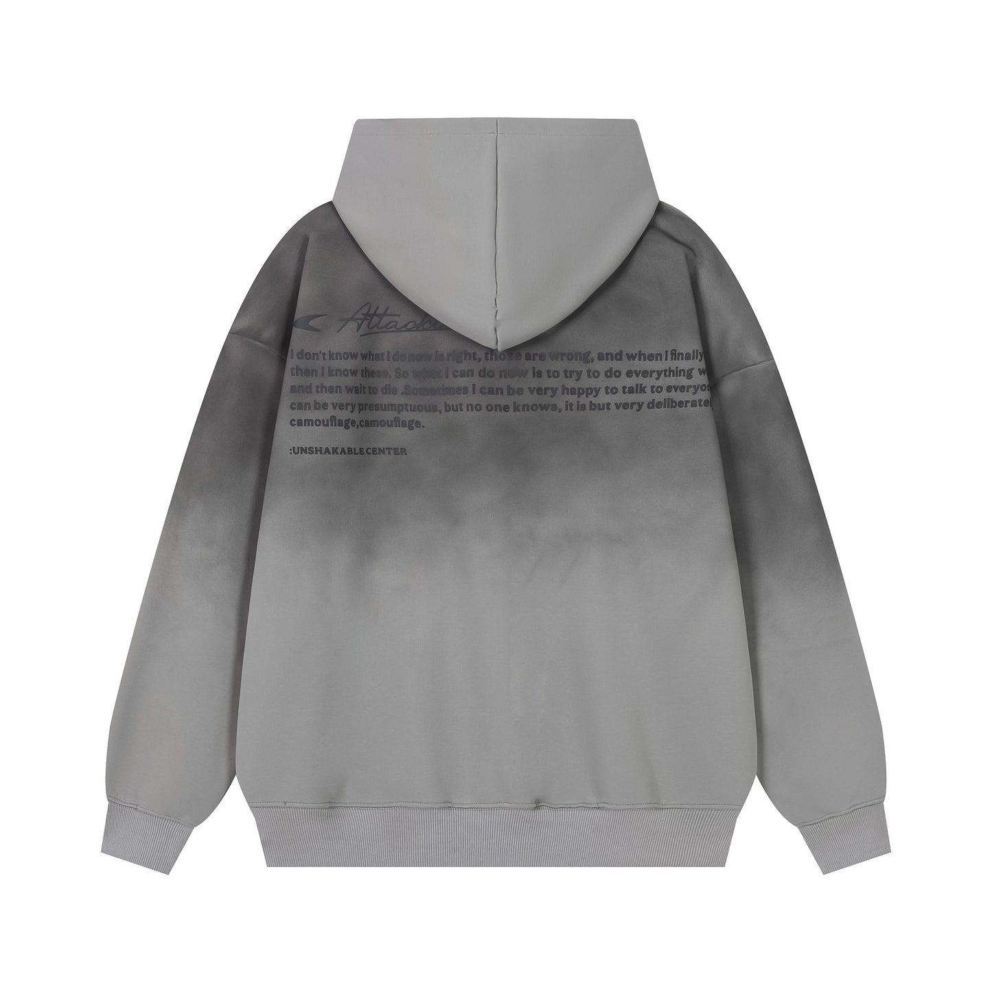 Vice streetwear made old long sleeve hooded sweater