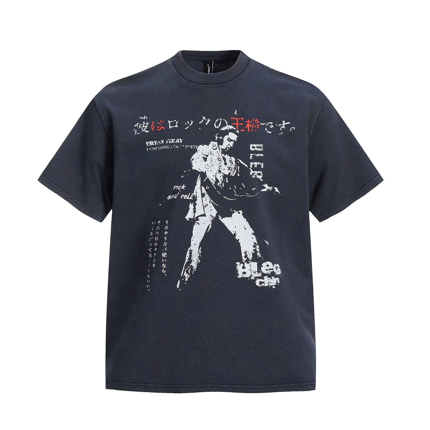 Hip hop clothing new york summer vintage wash t-shirt short sleeve