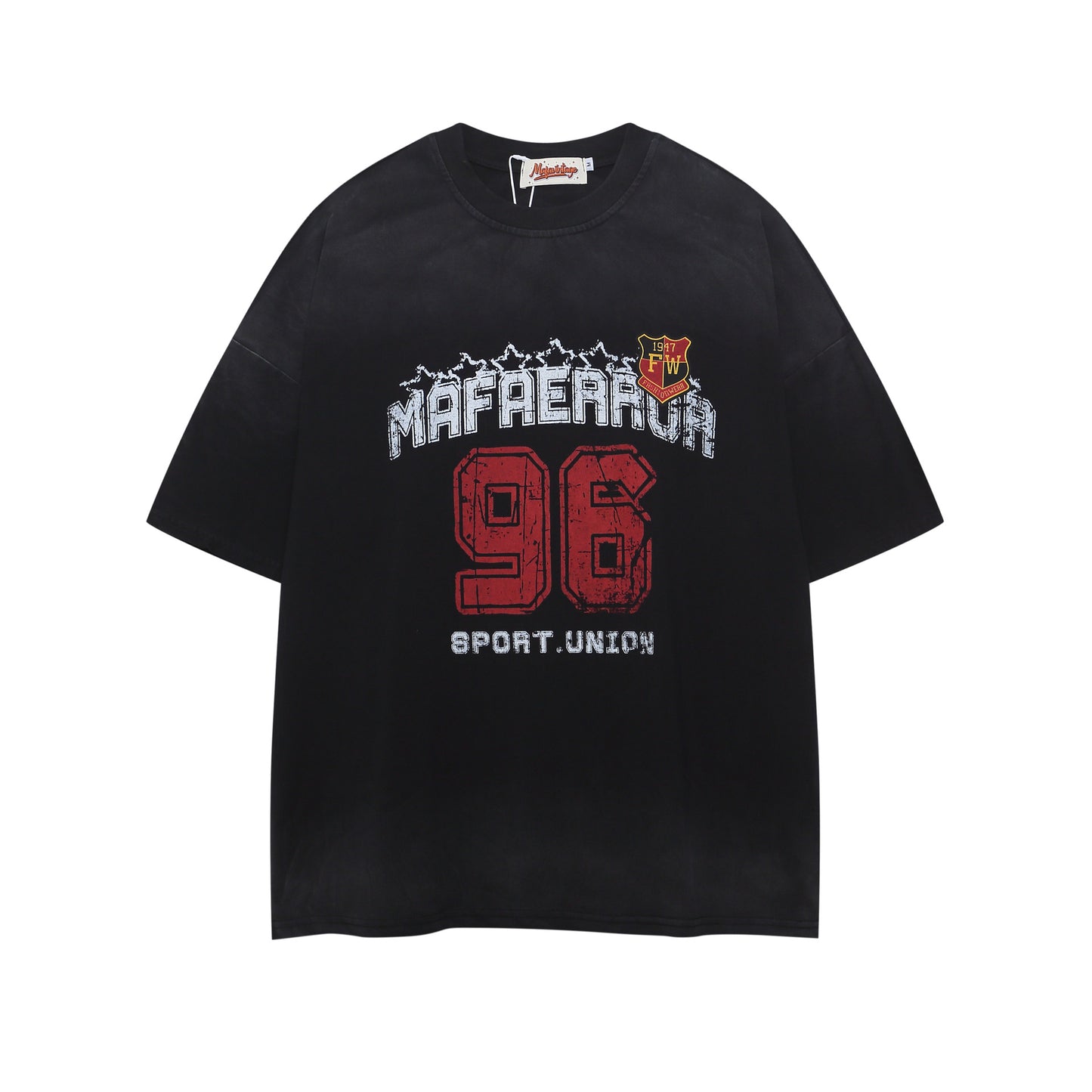 Hip hop clothing new york summer short sleeve vintage t-shirt loose