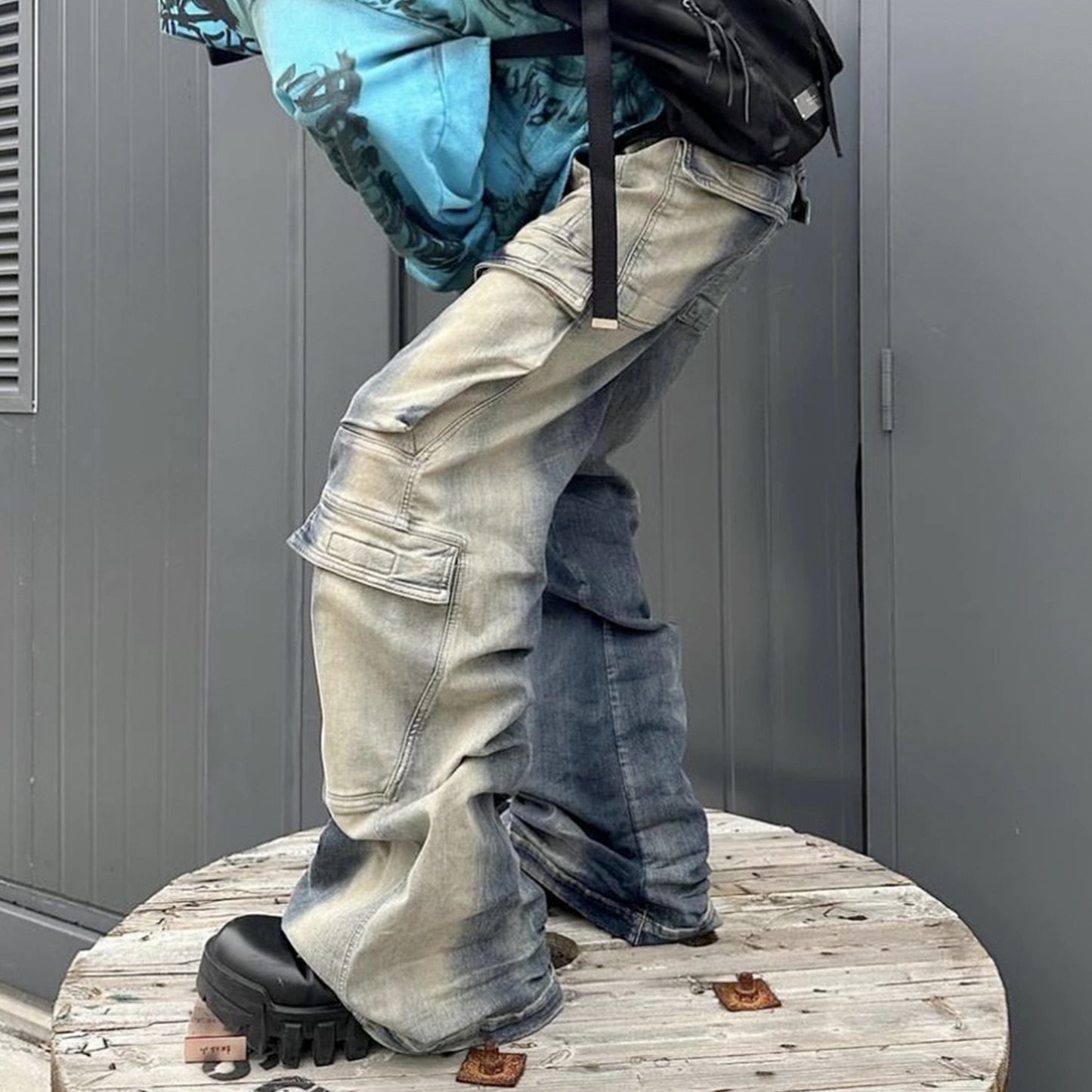 Rock Revival Jeans Washed Wide Leg Jeans