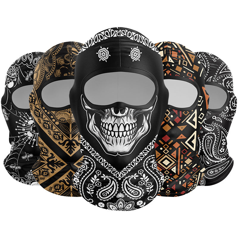 Cycling Windproof Hood Sunscreen Mask Scarf Integrated Lining