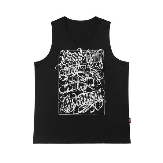 Casual Street Wear Sleeveless T-Shirt Summer Loose Vest
