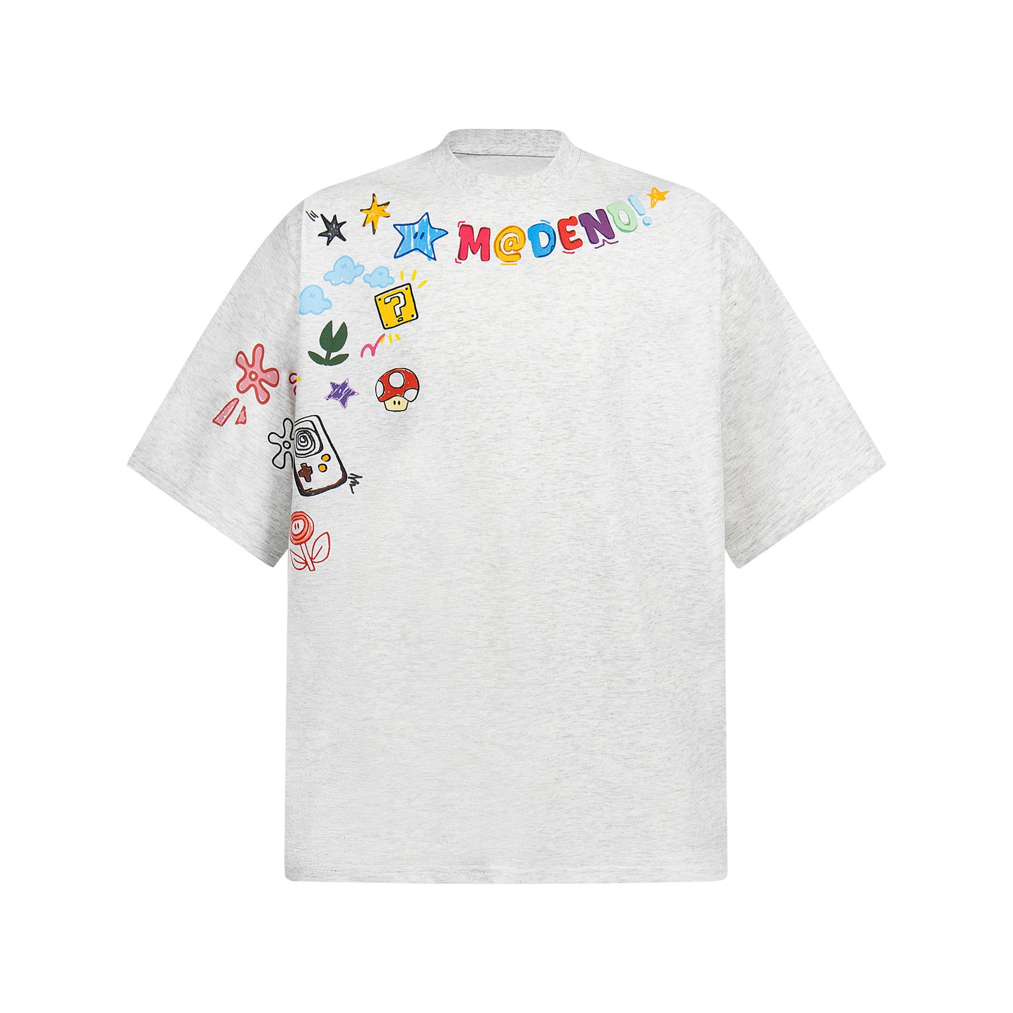 Vestimenta De Los 90 Summer Vintage Graffiti T-Shirt Short Sleeve