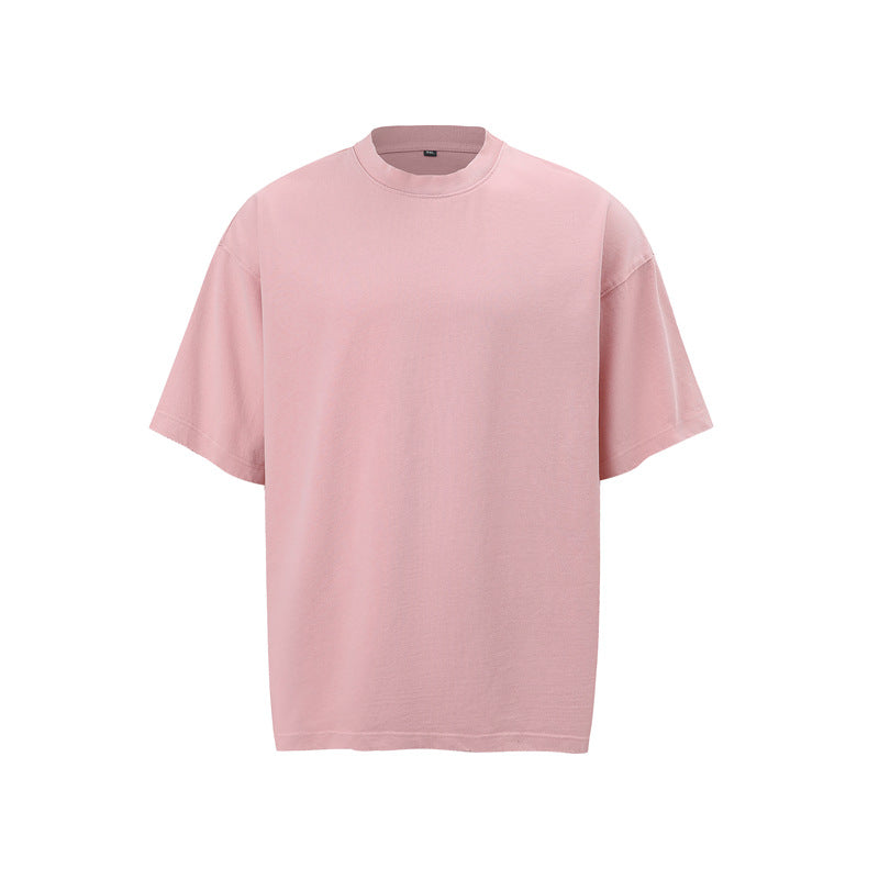 Hip hop clothing new york summer short sleeves hip hop washed tee loose t-shirt short sleeves