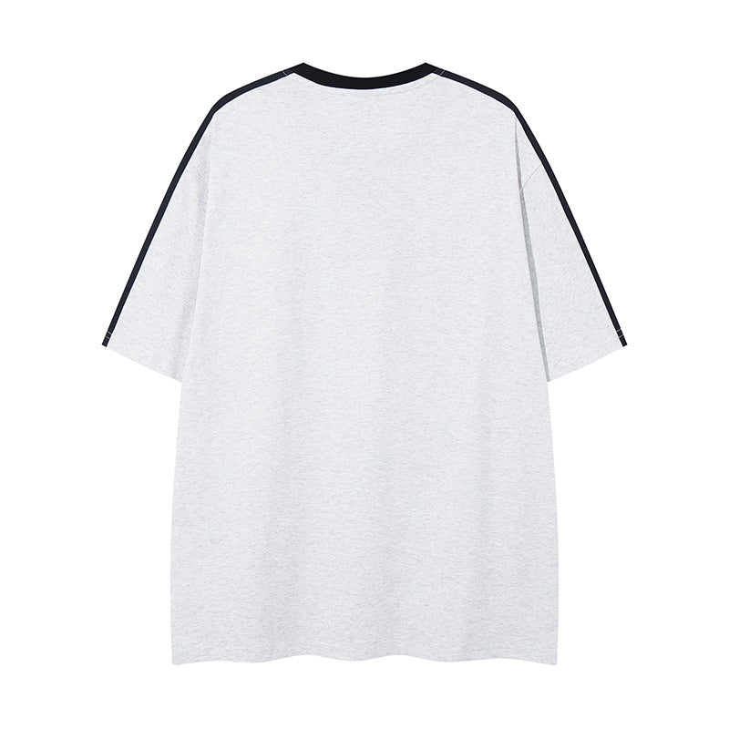 Nyc T Shirt Vintage Puppy Embroidered Short Sleeve T-Shirt Summer Oversize Casual Top