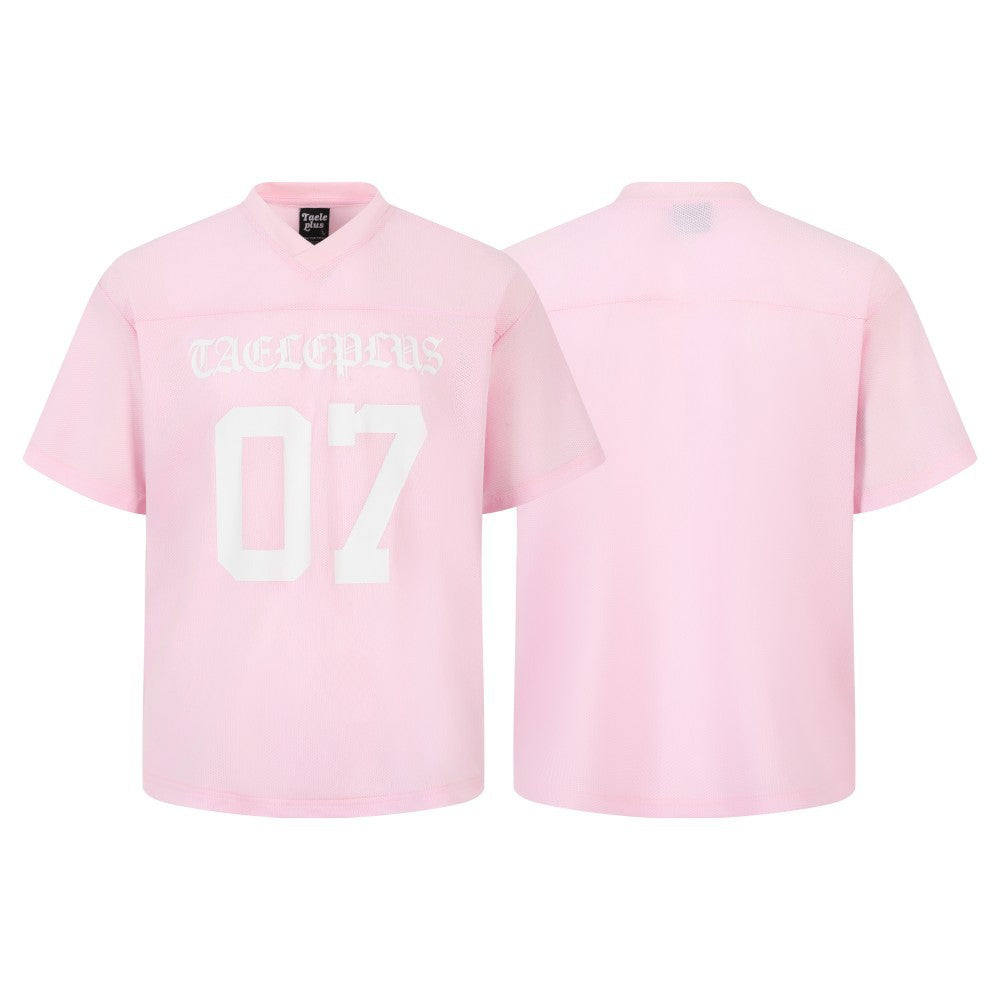 Hip Hop Clothing Summer hiphop Quick Drying Sweatshirt Mesh T-Shirt
