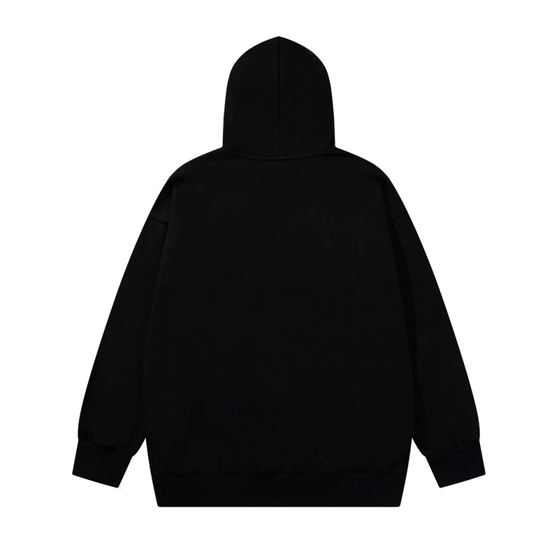 Streetwear Hoodie Cat Print Hooded Sweater Loose Hoodie