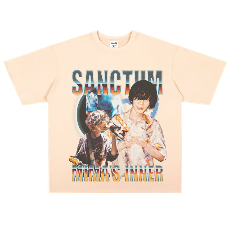 Film Star T Shirt Yonezu Kenshi Poster Commemorative Edition Loose Street T-shirt Men and Women