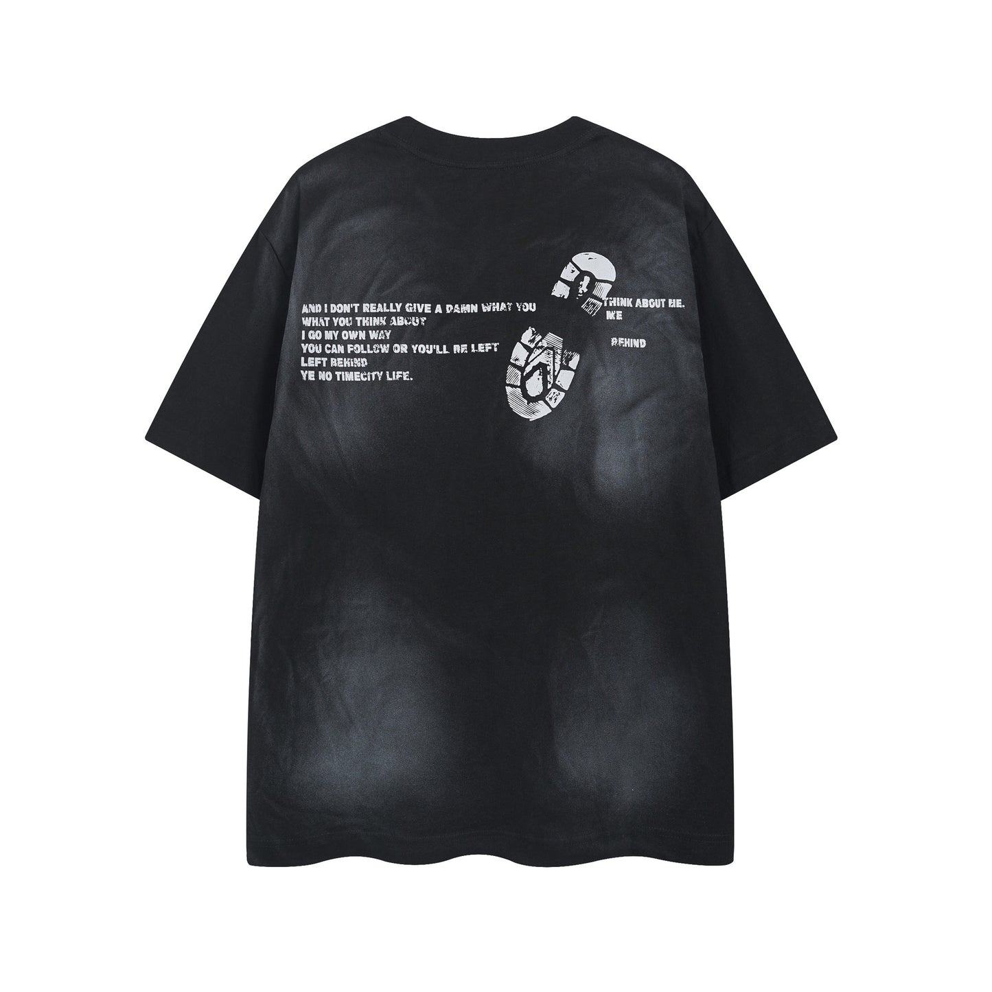 Retro Style Shirt For Men Summer Wash Short Sleeve T-Shirt