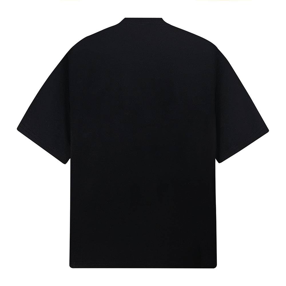 Hip hop shirt round neck loose casual t-shirt short sleeve