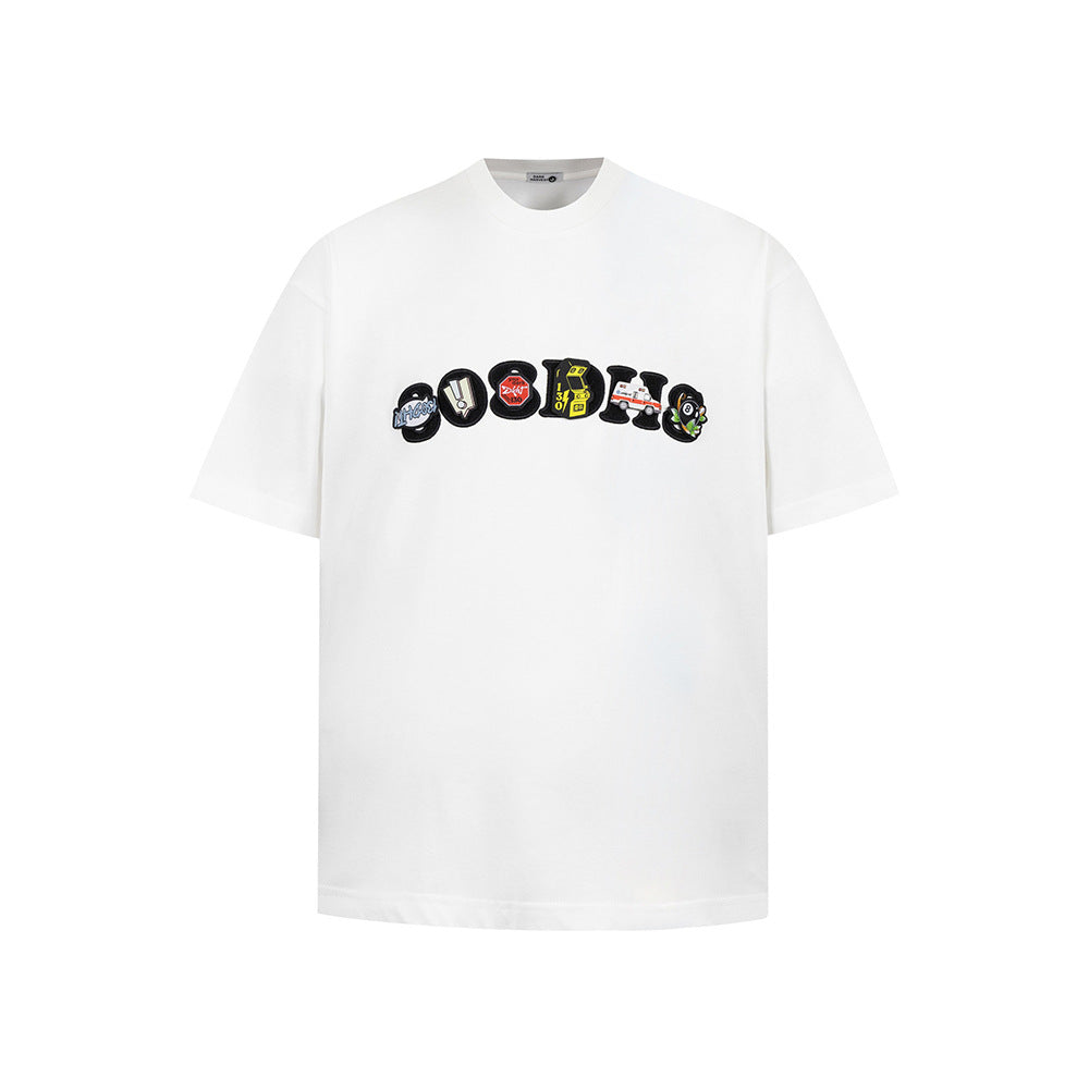 Vintage 90s Hip Hop Clothing Vintage Short Sleeve T-Shirt Summer Loose Casual Top