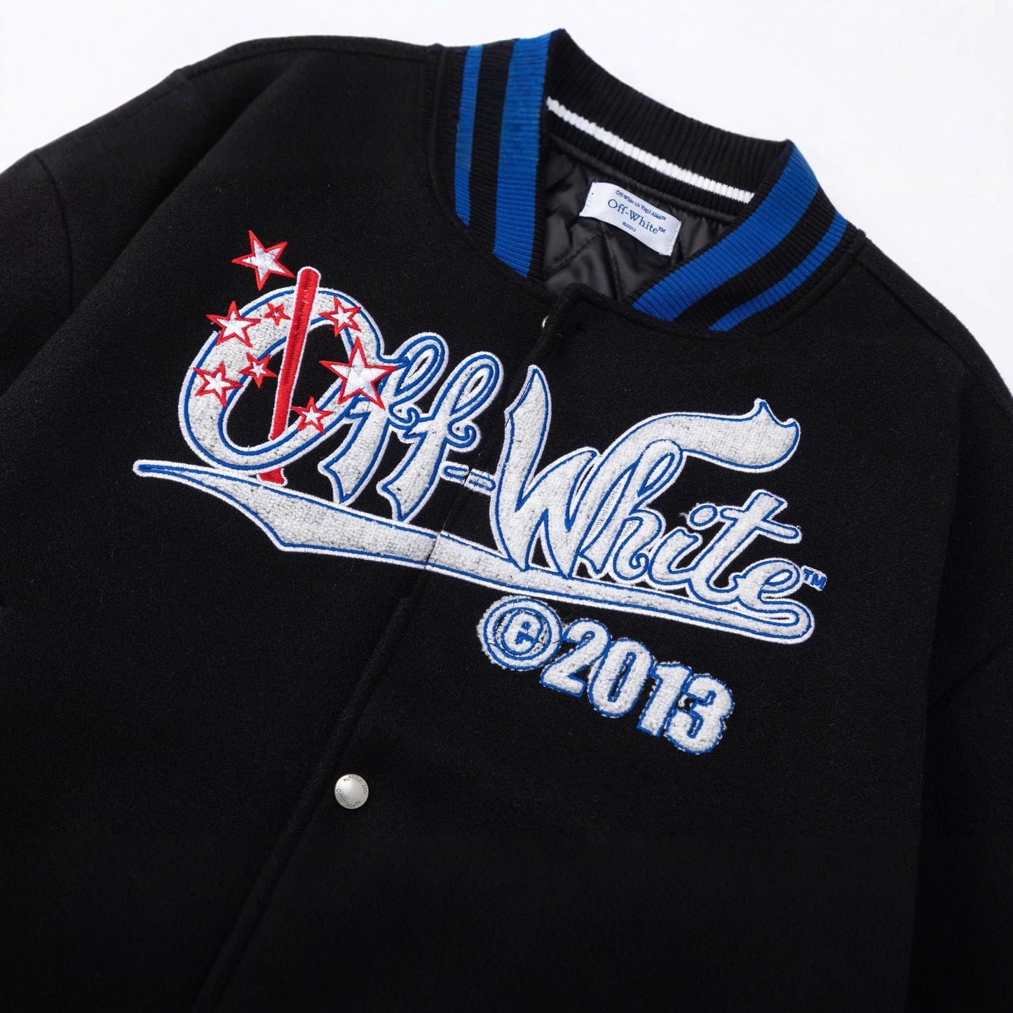 Off white jacket fall and winter style outwear for men and women