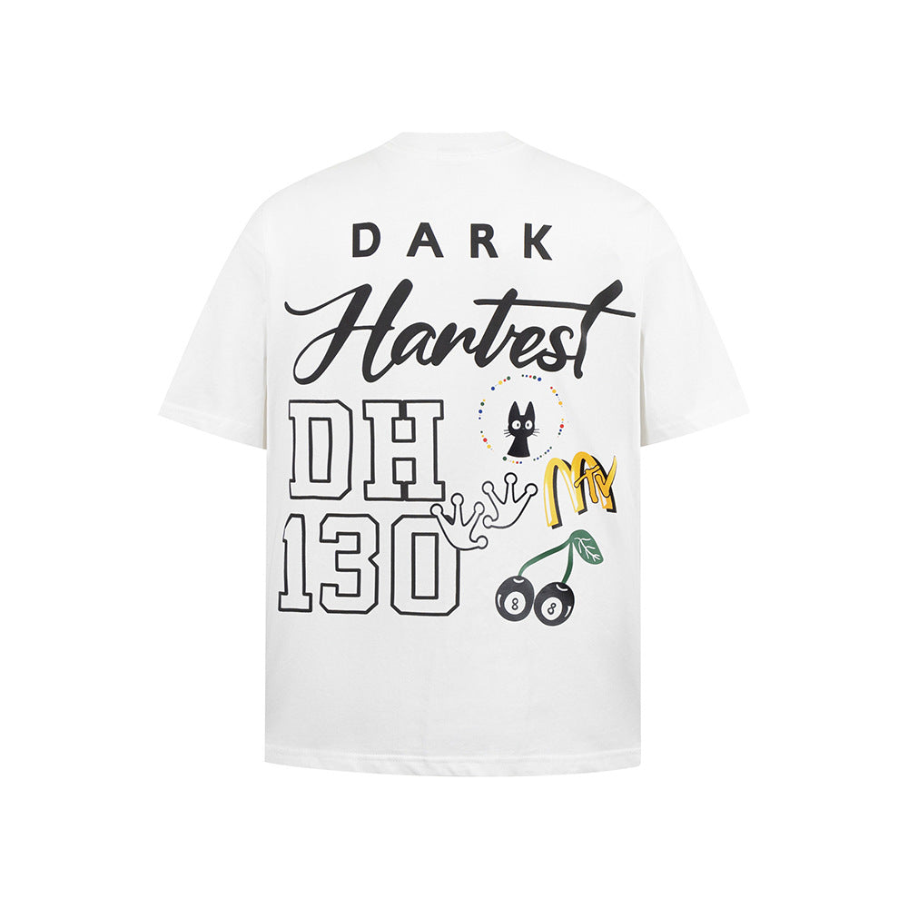 New York Hip Hop Style Pussy Short Sleeve T-Shirt Summer Loose Oversize