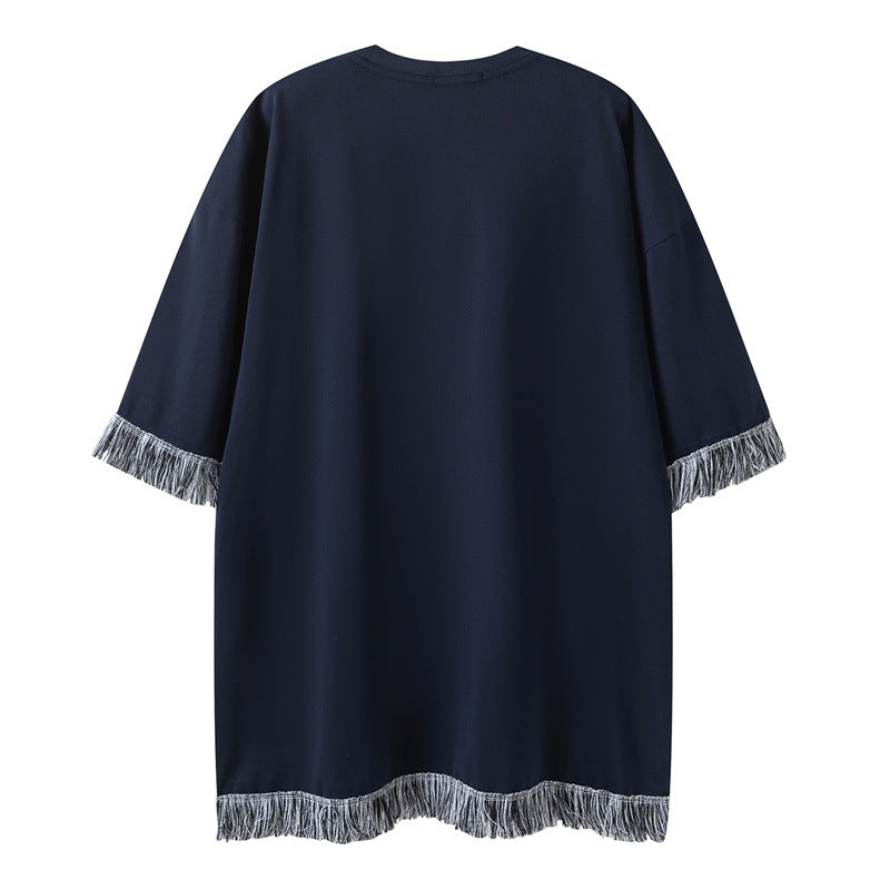 Camisetas streetwear Summer Vintage Crew Neck Casual Loose Short Sleeve T-Shirt