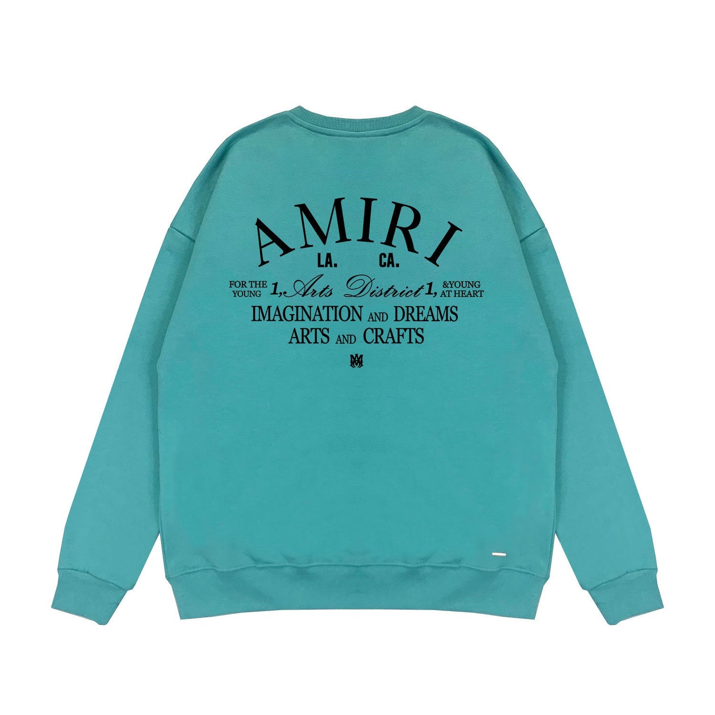 Amiri Long Sleeved Shirt Fashion Brand Crew Sweatshirts round Neck Sweater