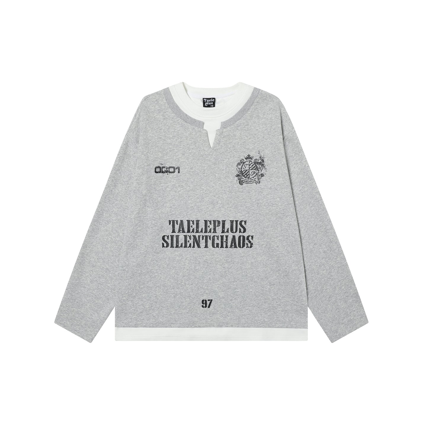 Hip Hop Clothing Vintage Graffiti Long Sleeve T-Shirt