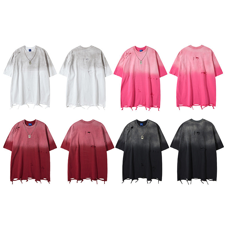 Camisas Retros Vintage Crew Neck Short Sleeve T-Shirt
