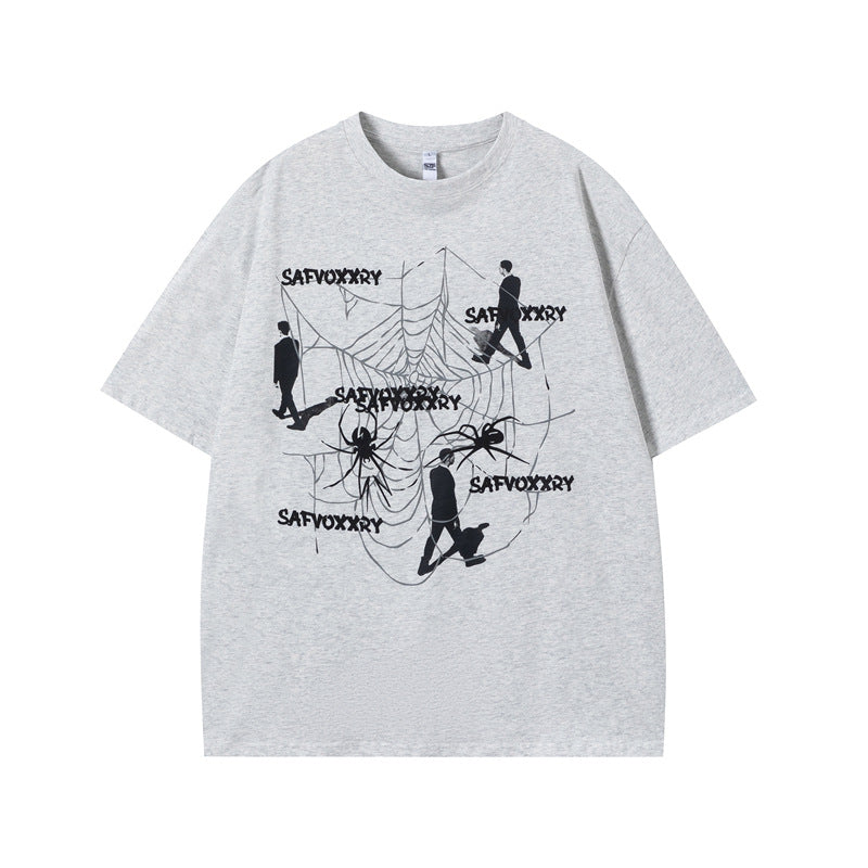 Vintage Tišö Rt Vintage Figure Spider Short Sleeve T-Shirt
