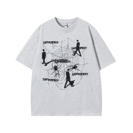 Vintage Tišö Rt Vintage Figure Spider Short Sleeve T-Shirt