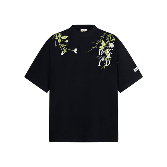 Hip Hop Clothes New York Summer Crew Neck Short Sleeve T-Shirt Loose Casual Embroidery