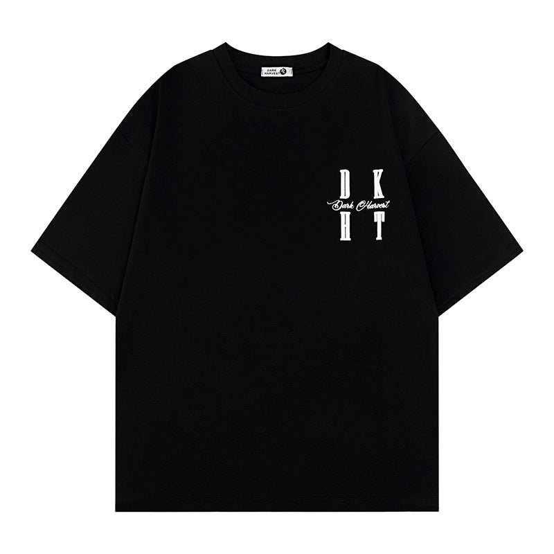 Hip Hop Clothes New York Alphabet Print Short Sleeve T-Shirt Summer