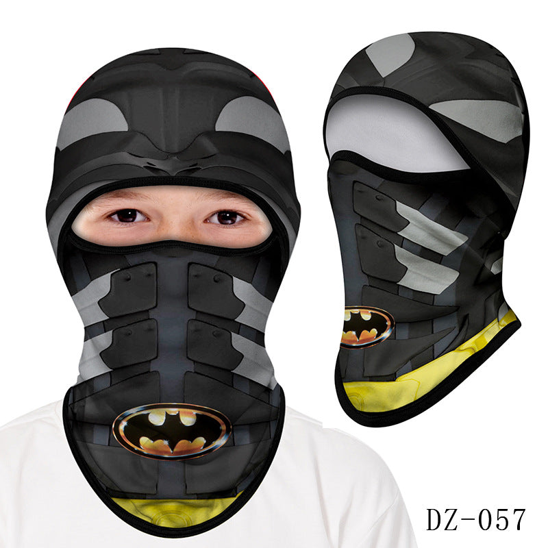 Cycling Windproof Hood Kids Mask Mountaineering Camping Beach Sun Protection