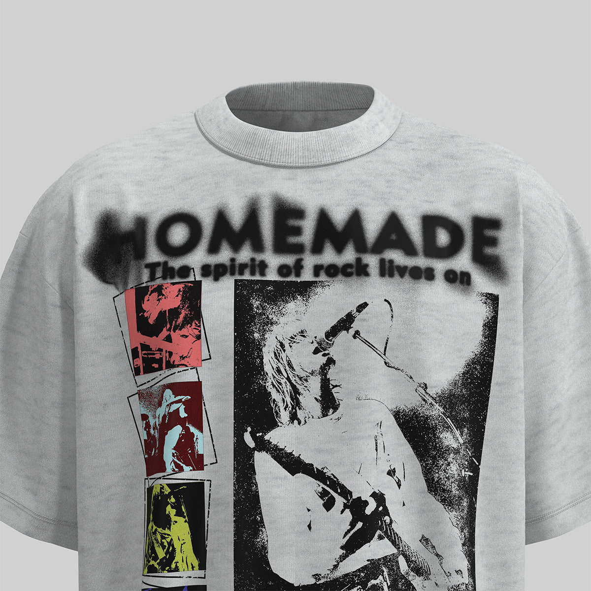 Retro Style Shirt For Men Summer Vintage Graffiti Print Short Sleeve T-Shirt
