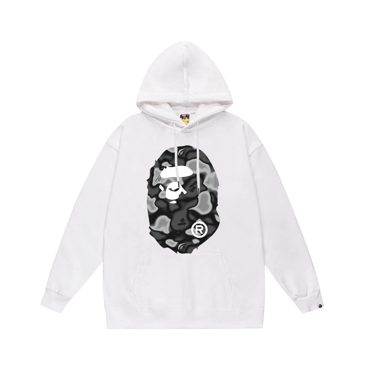 Ape Hoodie Autumn/Winter Letter Print Loose Hoodie Pullover Ape Sweater
